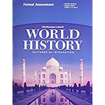 Paperback McDougal Littell World History: Patterns of Interaction: Formal Assessment Grades 9-12 Book
