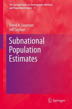 Hardcover Subnational Population Estimates Book