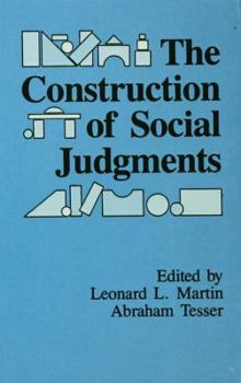 Paperback The Construction of Social Judgments Book