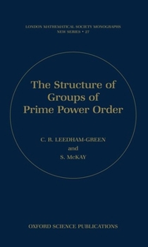 Hardcover The Structure of Groups of Prime Power Order Book
