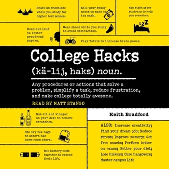 Audio CD College Hacks Book