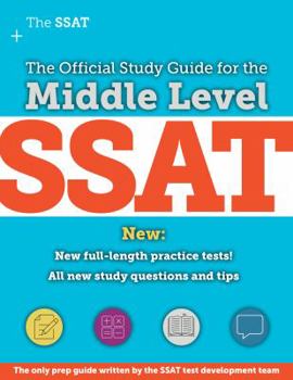 The Official Study Guide For Middle Level SSAT