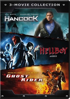 DVD Ghost Rider / Hancock / Hellboy Book