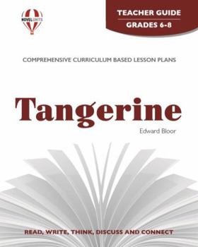 Paperback Tangerine - Teacher Guide by Novel Units Book