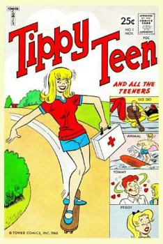 Paperback Tippy Teen And All The Trainers: Comic Book ( Black and White inside) For children and Enjoy (11 Comic Stories) 6x9 Inch Book