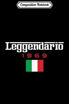 Paperback Composition Notebook: 50th Birthday for Italian Legend Car Guy Journal/Notebook Blank Lined Ruled 6x9 100 Pages Book