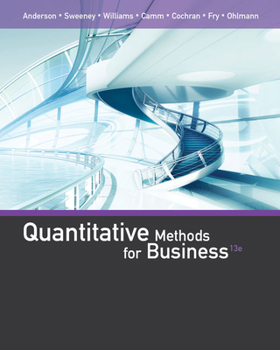 Hardcover Quantitative Methods for Business Book