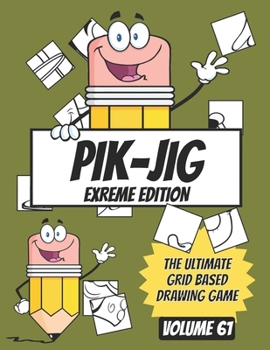 Paperback Pik-Jig: The Ultimate Art Inspiration Book - Art Activity For Adults: Discover the joy of grid-based drawing with PIK-JIG Book