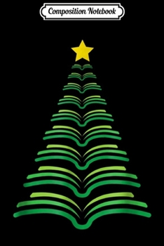 Composition Notebook: Teacher Librarian Christmas Books Tree Present Gift  Journal/Notebook Blank Lined Ruled 6x9 100 Pages