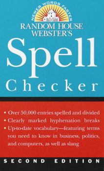 Hardcover Random House Webster's Spell Checker: Second Edition Book