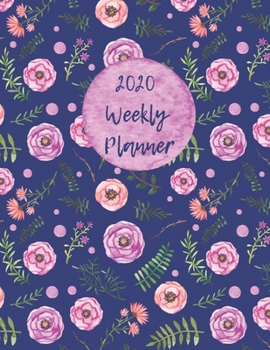 Paperback Floral Weekly 2020 Planner: An Organizer for Busy Women Book