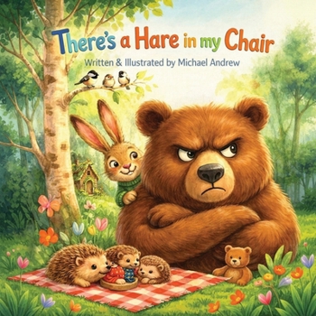 Paperback There's a Hare in My Chair [Large Print] Book