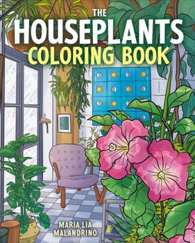 Paperback The Houseplants Coloring Book