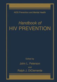 Hardcover Handbook of HIV Prevention Book