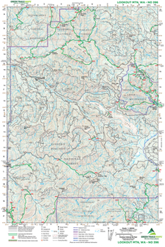 Map Lookout Mountain, Wa No. 396 Book
