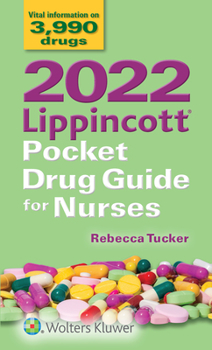 Paperback 2022 Lippincott Pocket Drug Guide for Nurses Book