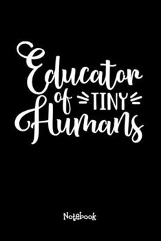 Paperback Educator of Tiny Journal Black Cover: Teaching Assistant Notebook,6x9 DOT GRID Paper 120 Pages, Teacher Gifts Notebooks & Journals, Great for Teacher Book