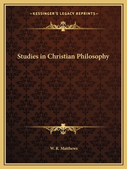 Paperback Studies in Christian Philosophy Book