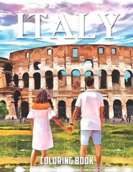 Paperback Italy Coloring Book: (Premium Abstract Cover vol.4) Book