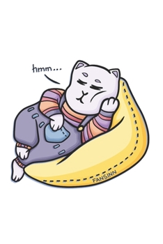 Lazy Cat Notebook: Graph Paper Journal 6x9 - 120 Pages