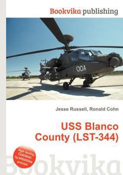 Paperback USS Blanco County (Lst-344) Book