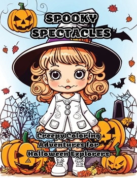 Paperback Spooky Spectacles: Creepy Coloring Adventures for Halloween Explorers Book