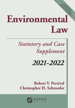 Paperback Environmental Law: Statutory and Case Supplement: 2021-2022 Book