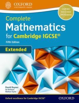 Paperback Cie Complete Igcse Extended Mathematics 5th Edition Book: With Website Link Book