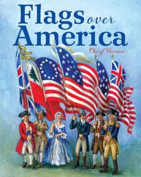 Hardcover Flags Over America: A Star-Spangled Story Book
