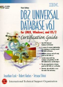 Paperback DB2 Universal Database V6.1 Certification Guide: For UNIX, Windows, and OS/2 [With 2 CDROMs] Book