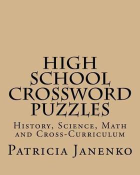 Paperback High School Crossword Puzzles (Larger Print) Book