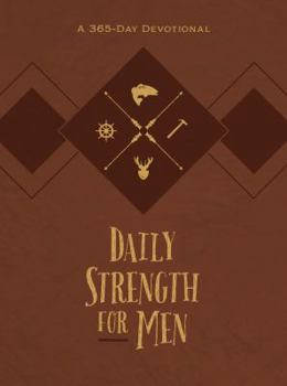 Imitation Leather Daily Strength for Men: A 365-Day Devotional Book