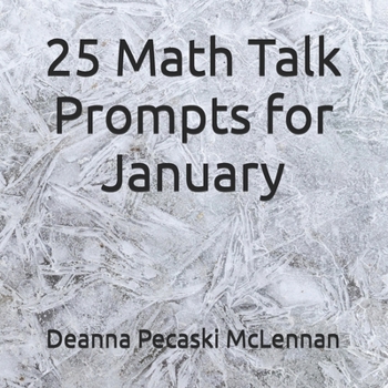 Paperback 25 Math Talk Prompts for January Book