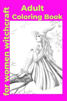 Paperback Adult Coloring Book for women witchcraft [Large Print] Book