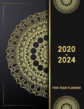 5 Year Planner 2020 - 2024: Thammachak 5 Year Planner Calendar Book 2020-2024 Size 8.5 x 11 Inch, 60 Months Calendar, 5 Year Appointment Calendar, Business Planners, Agenda Schedule Organizer Logbook