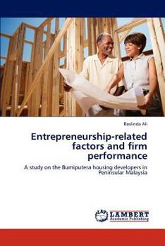 Paperback Entrepreneurship-related factors and firm performance Book