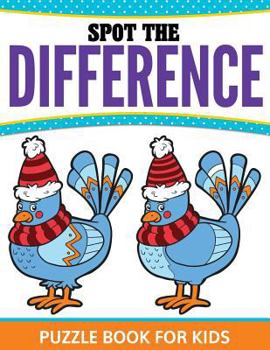 Paperback Spot The Difference Puzzle Book For Kids Book