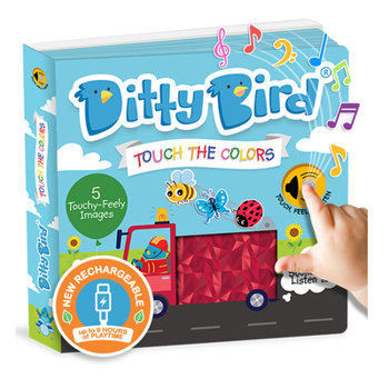 DITTY BIRD Educational Learning Toy for Infants and Babies | Inspired Montessori Touch and Feel Baby Book | Learn Colors Books for Toddlers 1-3 | Toddler Learning Toy