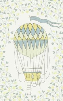 Paperback Lemon Hot Air Balloon & Basket - Lined Notebook with Margins - 5x8: 101 Pages, 5 x 8, College Ruled, Journal, Soft Cover Book