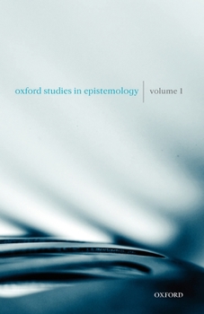Paperback Oxford Studies in Epistemology: Volume 1 Book