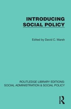 Paperback Introducing Social Policy Book
