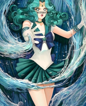 Notebook: Sailor Moon Anime Soft Glossy Cover College Ruled Pages Book 7.5 x 9.25 Inches 110 Pages