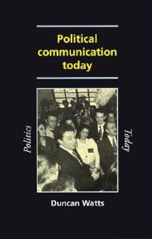 Paperback Political Communication Today Book