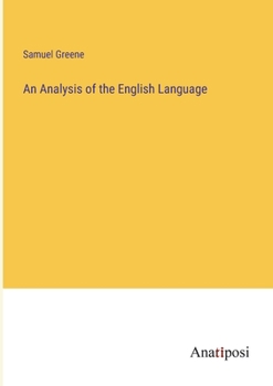 Paperback An Analysis of the English Language Book