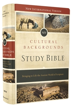 Hardcover Cultural Backgrounds Study Bible-NIV: Bringing to Life the Ancient World of Scripture Book