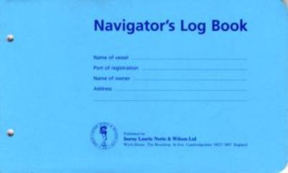 Hardcover Navigator's Log Book Refill Book