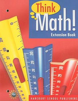 Paperback Think Math! Extension Book, Grade 4 Book