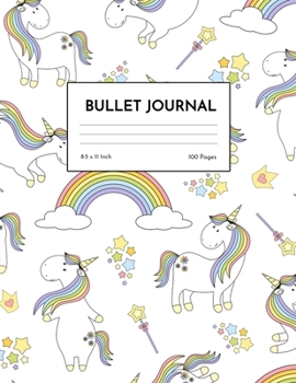 Bullet Journal: Unicorn Dot Grid Notebook - Dotted Note Pad for Kids, Girls, Teens, Tweens, Women - Gifts for Birthday and Christmas | Creative Art 00541