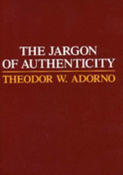 Paperback Jargon of Authenticity Book