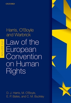 Paperback Harris, O'Boyle, and Warbrick Law of the European Convention on Human Rights Book